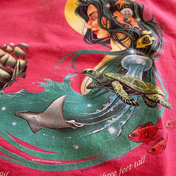 Vintage carbbean soul graphic shirt Size L - Picture 5 of 5